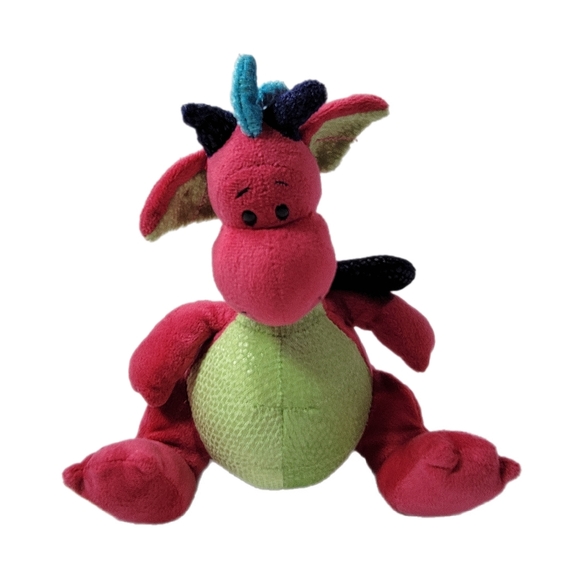 Gund Other - GUND Kids Colorful Dragon "Ladon" Plush 8" Sitting